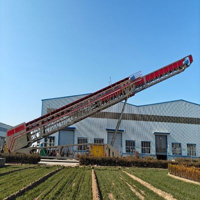 Chargeur de navires convoyeur à bande télescopique pour l'extraction du charbon et la manutention de matières en vrac